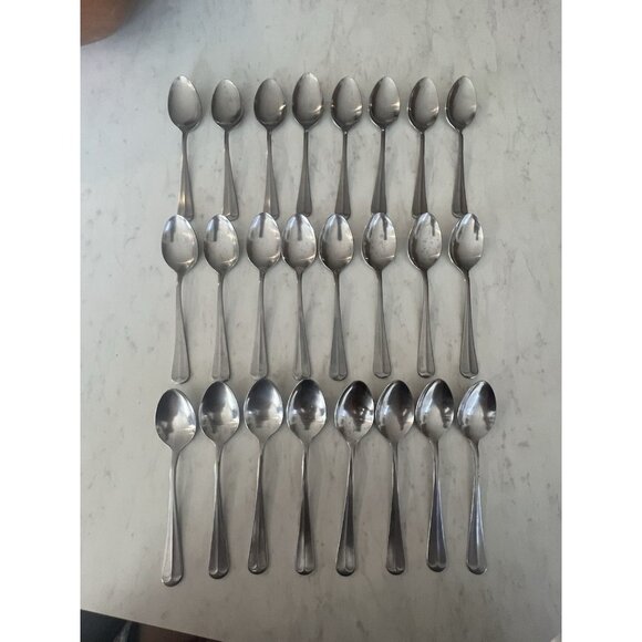 80 Piece Rogers Stainless Steel Jefferson Manor Flatware Korea Vintage - Picture 7 of 8
